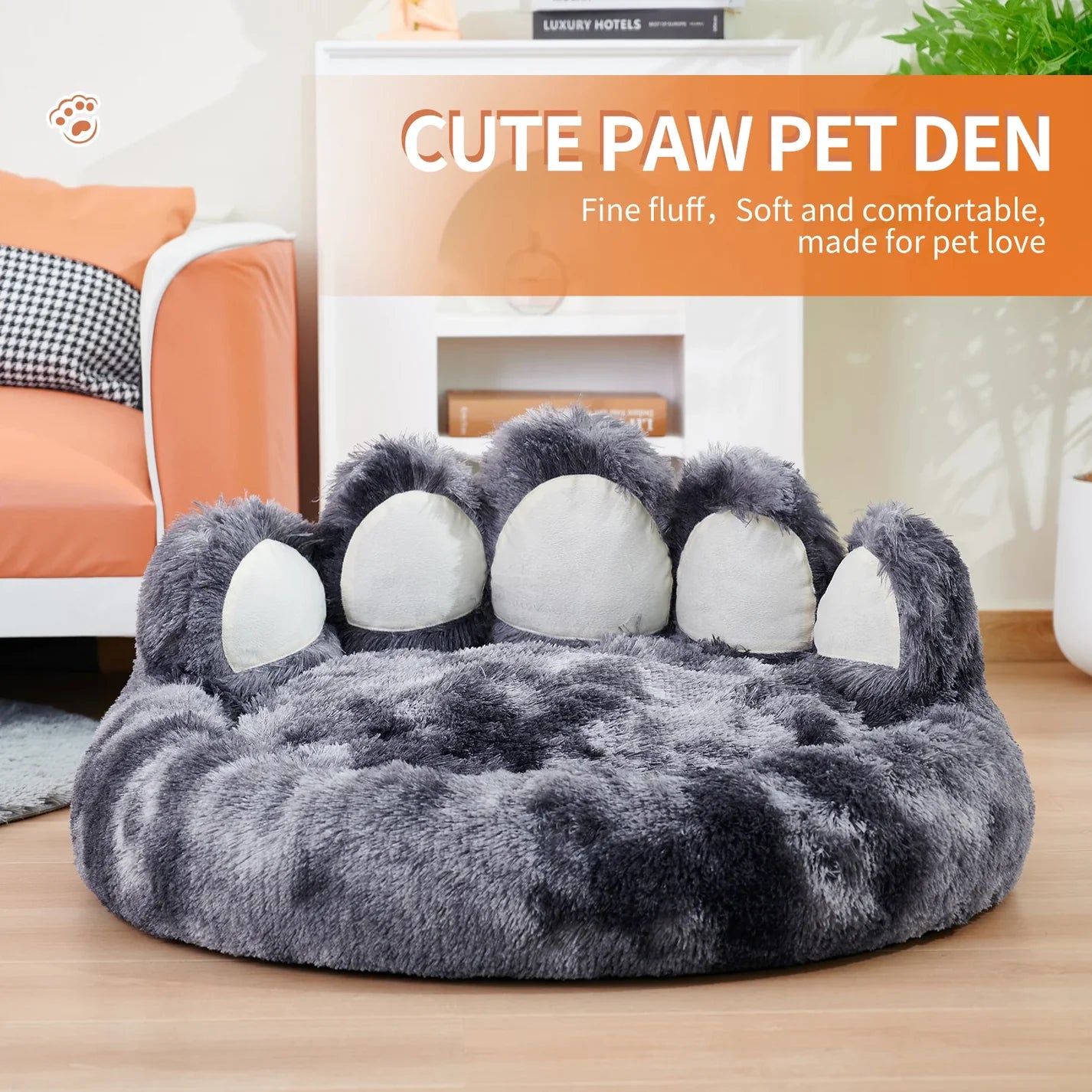 FURLIFE™Fluffy Dog Bed Plush