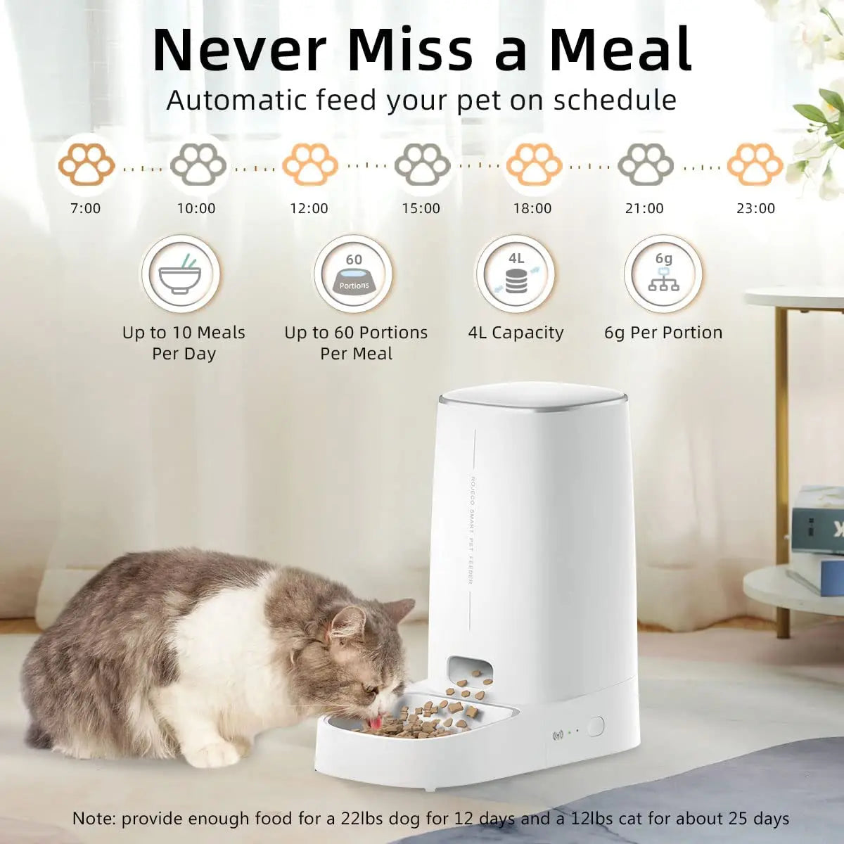 FURLIFE™Automatic Pet Feeder - Single Bowl